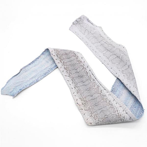 【セット販売】パイソン ダブルファスナーポシェット ハーフベージュ&パイソン革セット