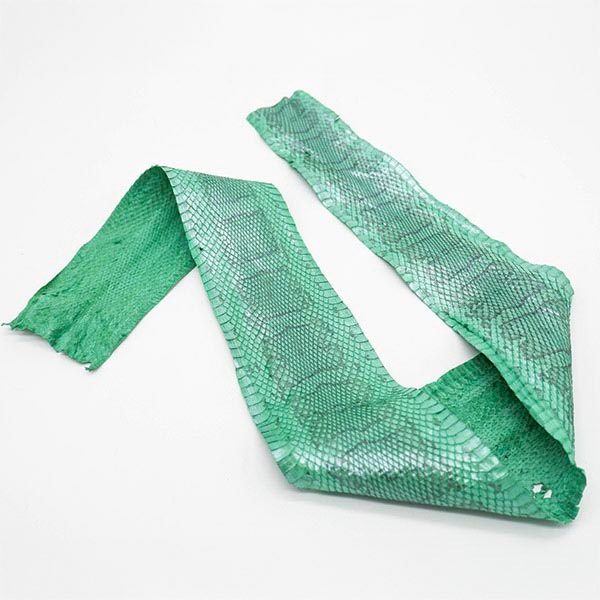 【セット販売】パイソン ダブルファスナーポシェット ハーフベージュ&パイソン革セット