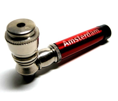�ϡ��ɤʵʱ줬�ڤ����᥿��ѥ���/AMSTERDAM LOGO PIPE(���ॹ�ƥ���� ���� �ѥ���)