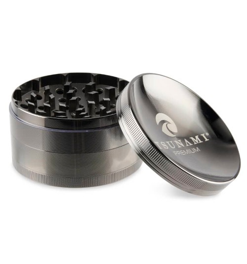 ˥塼顼塪̤襷륨åȤϥƥ饤/TSUNAMI 4 Piece Dry Herb Grinder 63mm