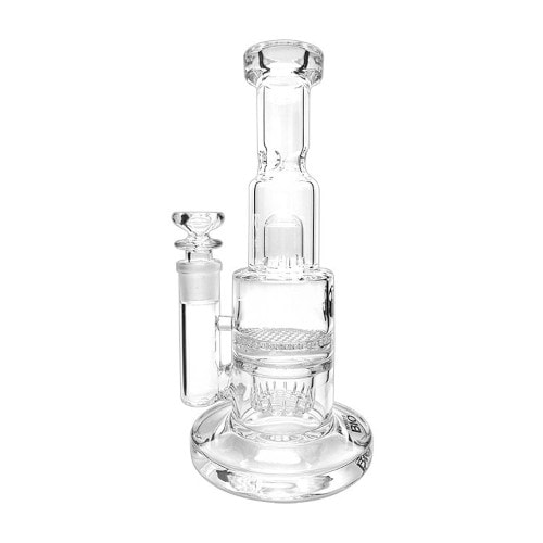 �����١��������ϥ˥��ࡪ�ĥ���ѡ����졼���������ƥ�쥹���͎��Х��������饹�����饹�������󥰥ܥ�/Bio Glass 9inch Honeycomb Up Dome Icing Bong