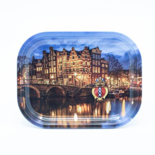 �֥������ץ��ॹ�ƥ���౿�ϥǥ����������󥰥ȥ쥤/AMSTERDAM CANAL MINI METAL ROLLING TRAY