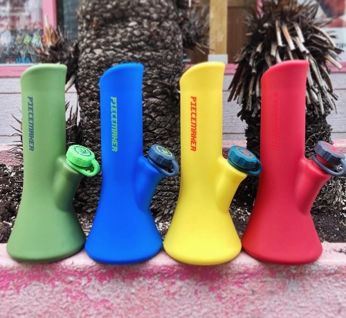�ƹ����������꡼�����ץ��ꥳ��Х����°����åװ��η����ꥳ����ܥ�/PieceMaker SILICONE BONG ��KALI GO����