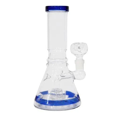 �ǥ������ѡ����졼������ܡ����ƥ�쥹��¤�����饹�ܥ�/DISC PORCOLATOR BEAKER BLUE BONG
