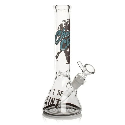 ����Υ���ǥ����� "Cheech & Chong"���ե������饤���󥹥��饹�ܥ�/Cheech & Chong Glass 10" Can I Be Blunt Beaker Base Water Pipe