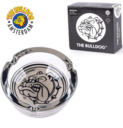 ������/�͡��ǥ���� ���ॹ�ƥ���� �����ҡ�����åס�Bulldog�׸��������ƥࡪ���饹������ȥ쥤/THE BULLDOG Glass Ashtray Black & White