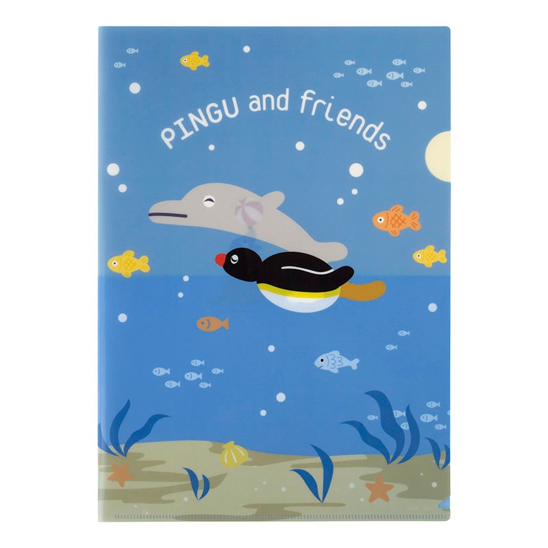 ピングー&フレンズ A4クリアファイル スイム