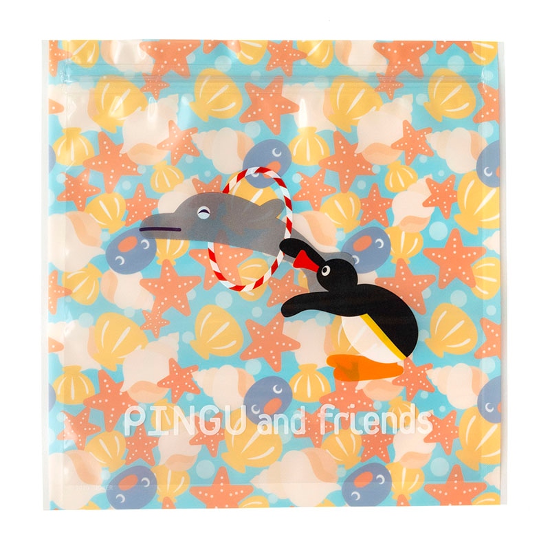 ピングー&フレンズ ジッパーバッグ ドルフィン