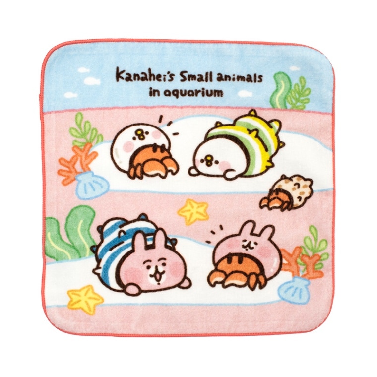 ピスケ&うさぎ ハンドタオル(ヤドカリ)