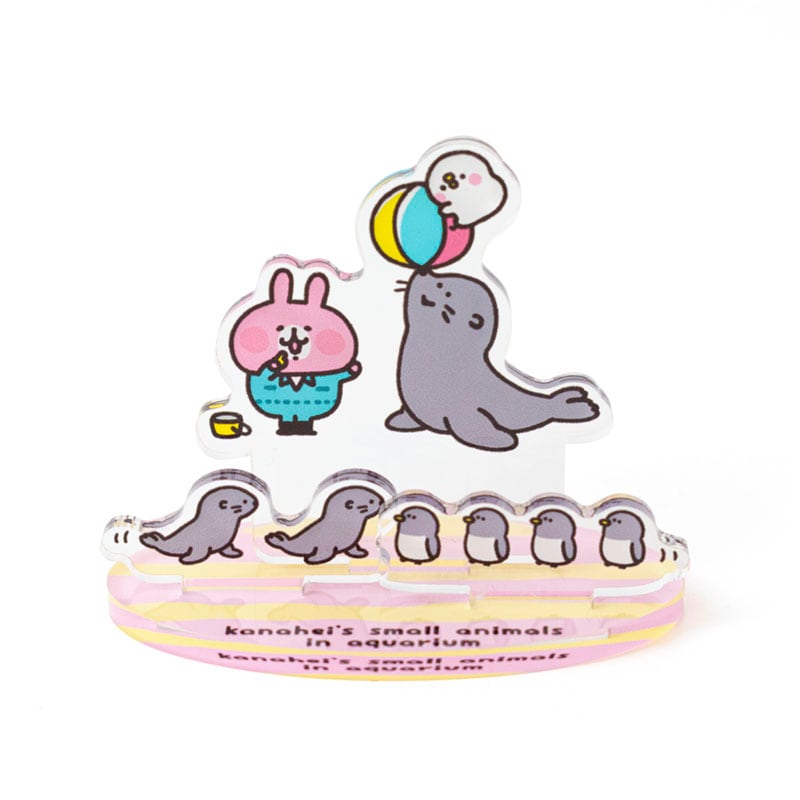 カナヘイ　ピスケとうさぎ　ノベルティ　うちわ　アクスタ　ステッカー カナヘイ ピスケとうさぎ ノベルティ うちわ アクスタ