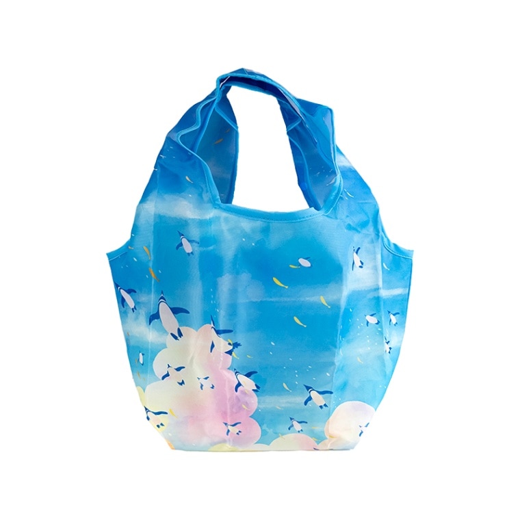 エコバック（ペンギン水彩）
