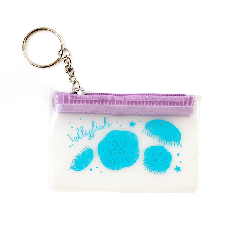 PVCポーチキーホルダー（クラゲ）