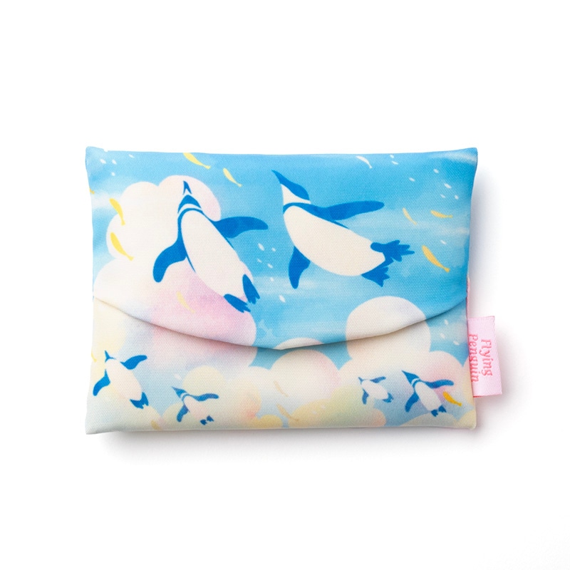 ティッシュケース（ペンギン水彩）