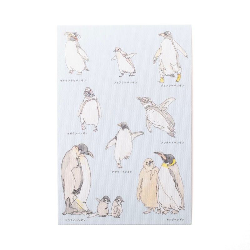 minaco sakamoto　布だより（ペンギン集合）