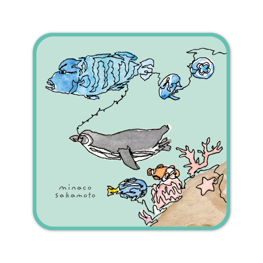 ミニタオルminaco sakamoto（LG）