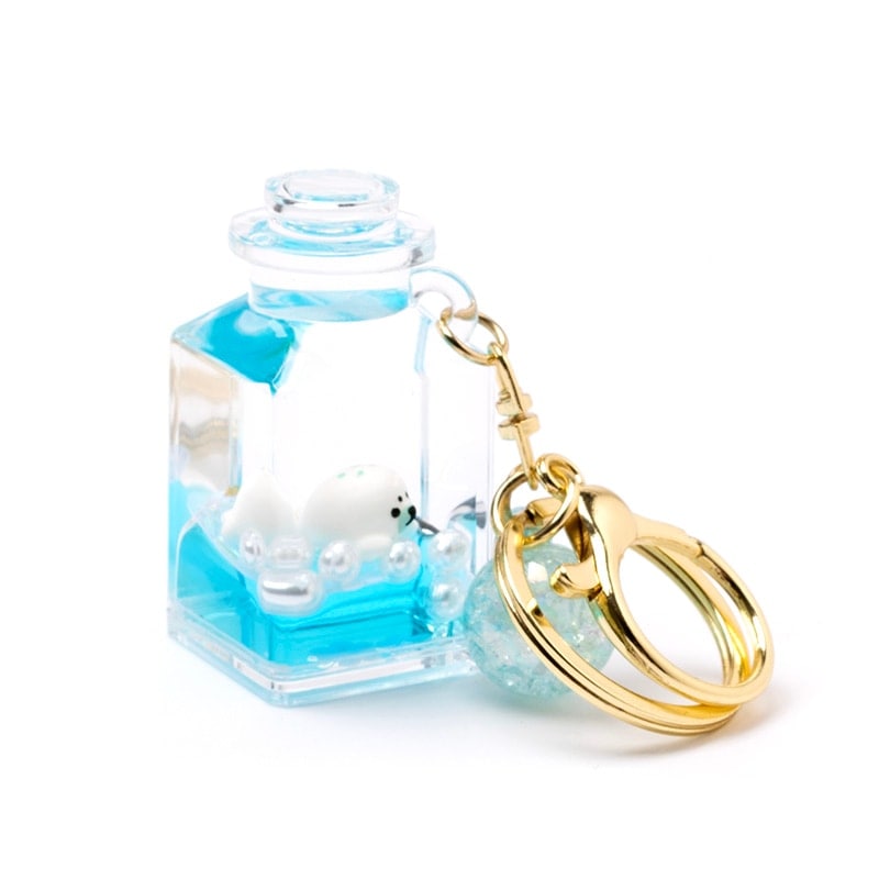 オイルキーホルダー　小ビン(アザラシ)