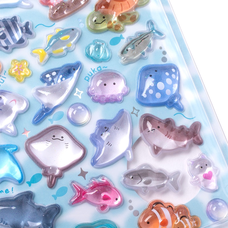 ボンボンドロップシール(海水魚) | category,ステーショナリー | -tainment