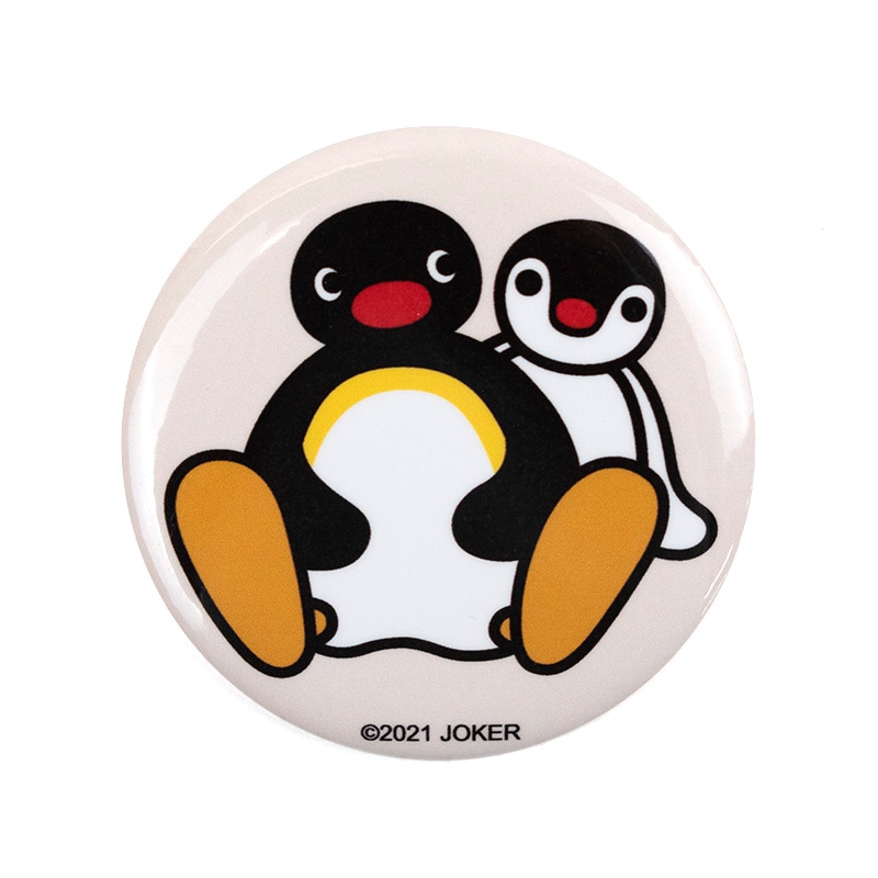 ピングー(PINGU)　缶バッジ（ピングー&ピンガ おすわり）