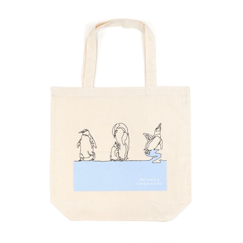 minaco sakamoto トートバッグ(ペンギン)