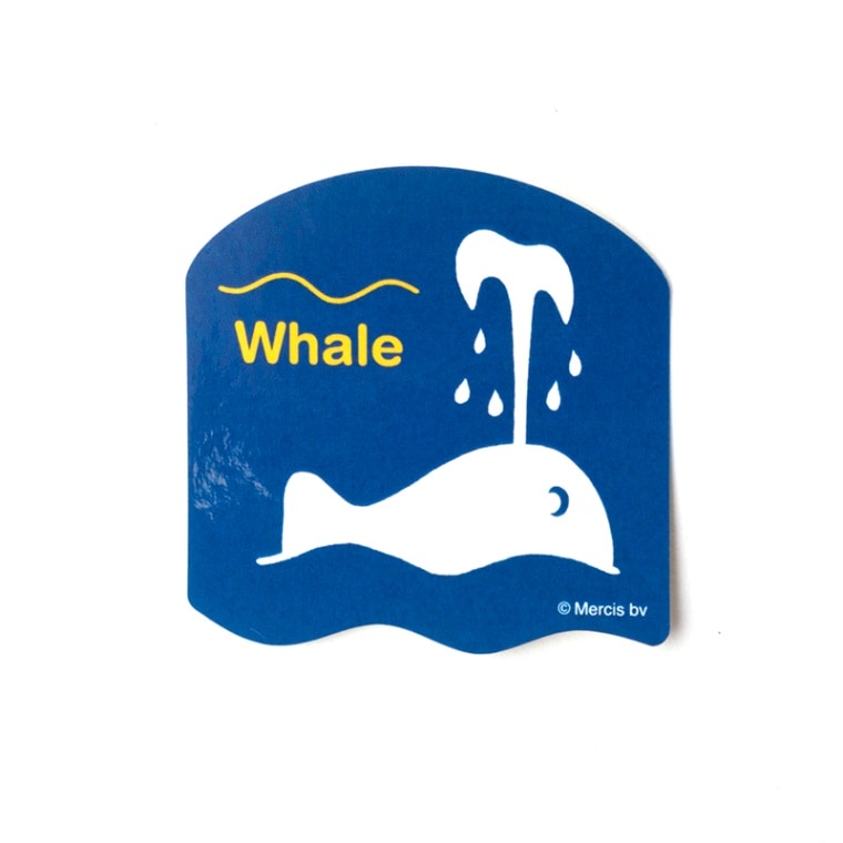miffy & Sea friends ステッカー (クジラ)