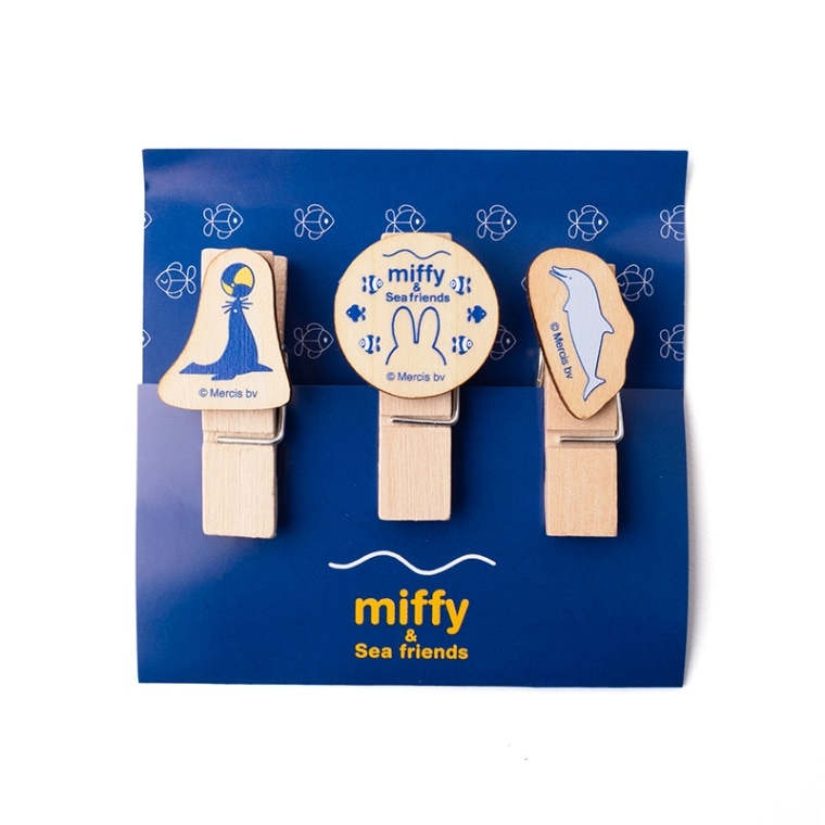 miffy & Sea friends ウッドピンチ