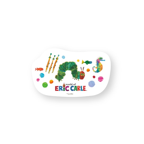 エリック・カール ステッカー(あおむしと海の生き物)