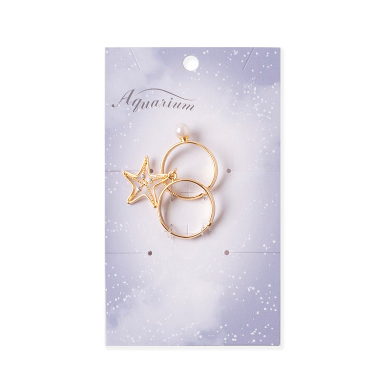 リング2個セット ヒトデ(ゴールド)