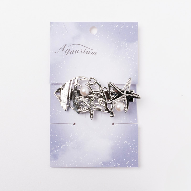 前髪クリップ ヒトデミックス  (シルバー)