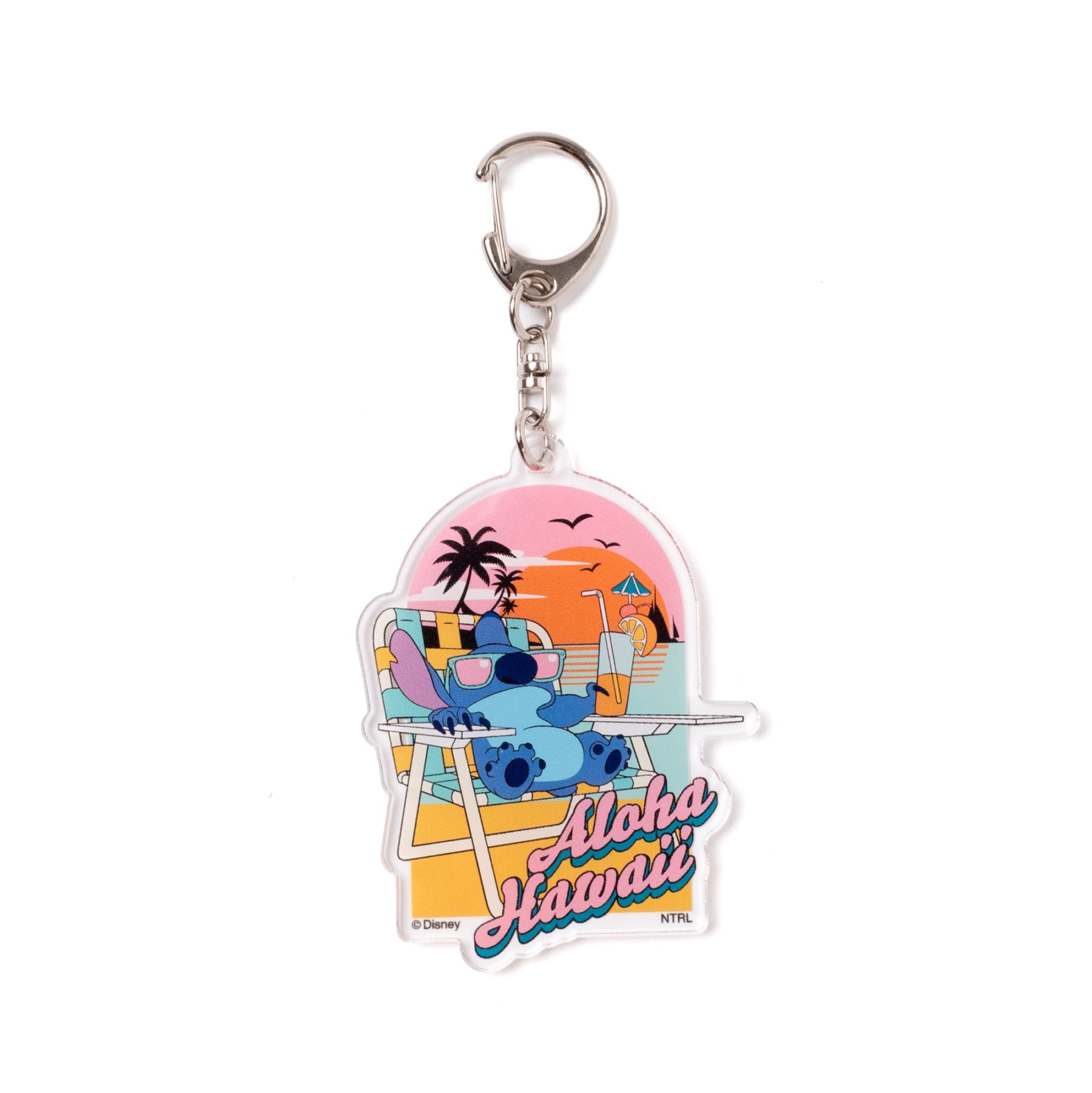 スティッチ アクリルキーホルダー(アロハ)