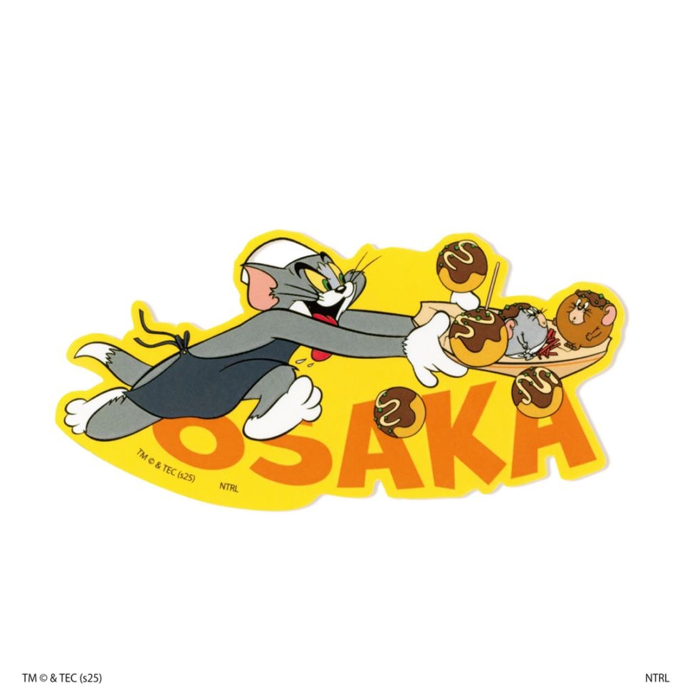 ご当地トムとジェリー大阪ステッカーA