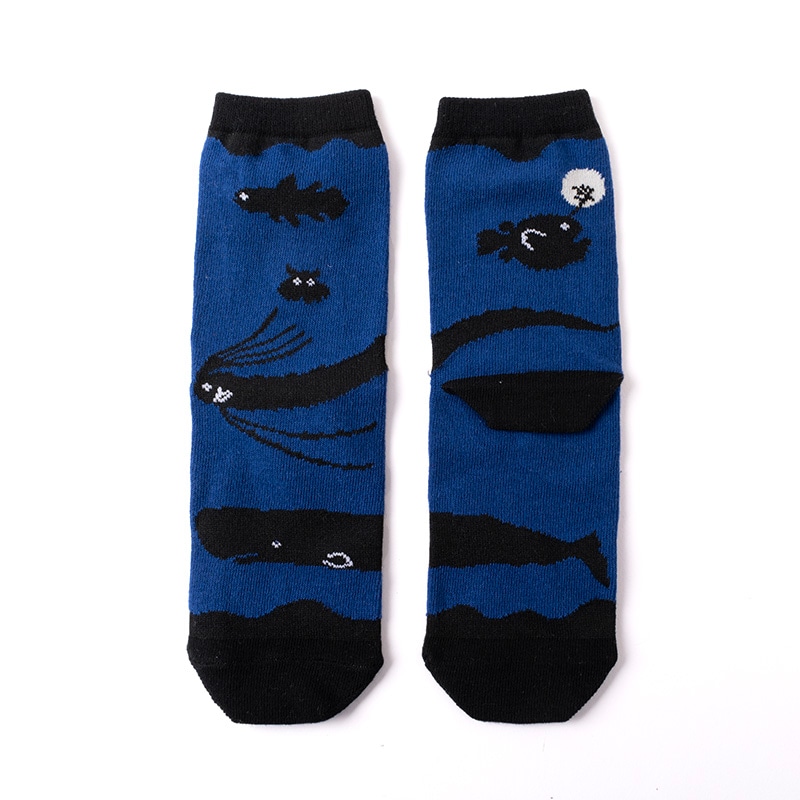 minaco sakamoto　靴下　（深海）