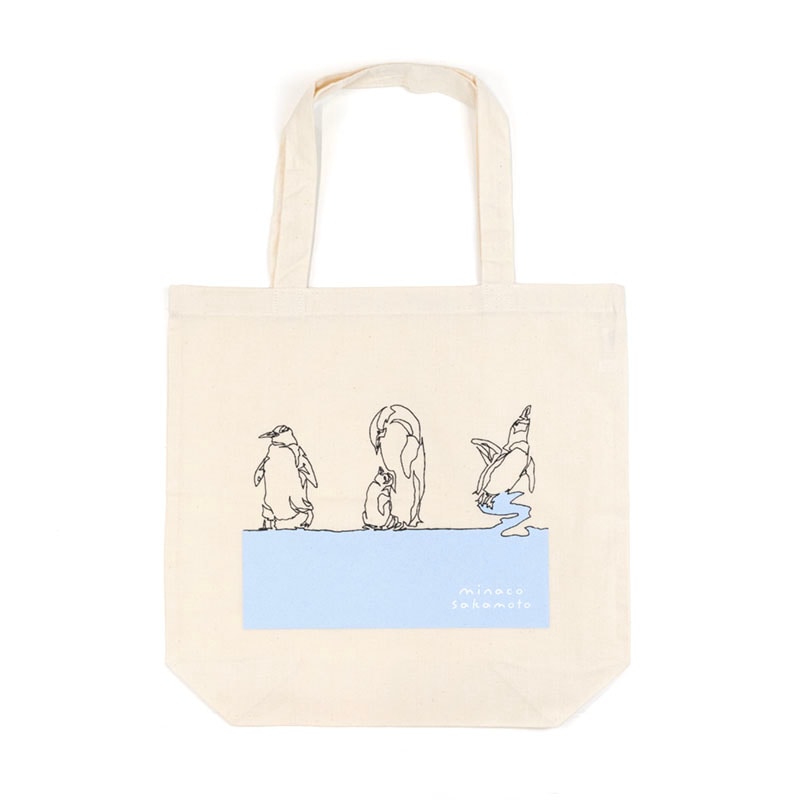 minaco sakamoto　トートバッグ（ペンギン）