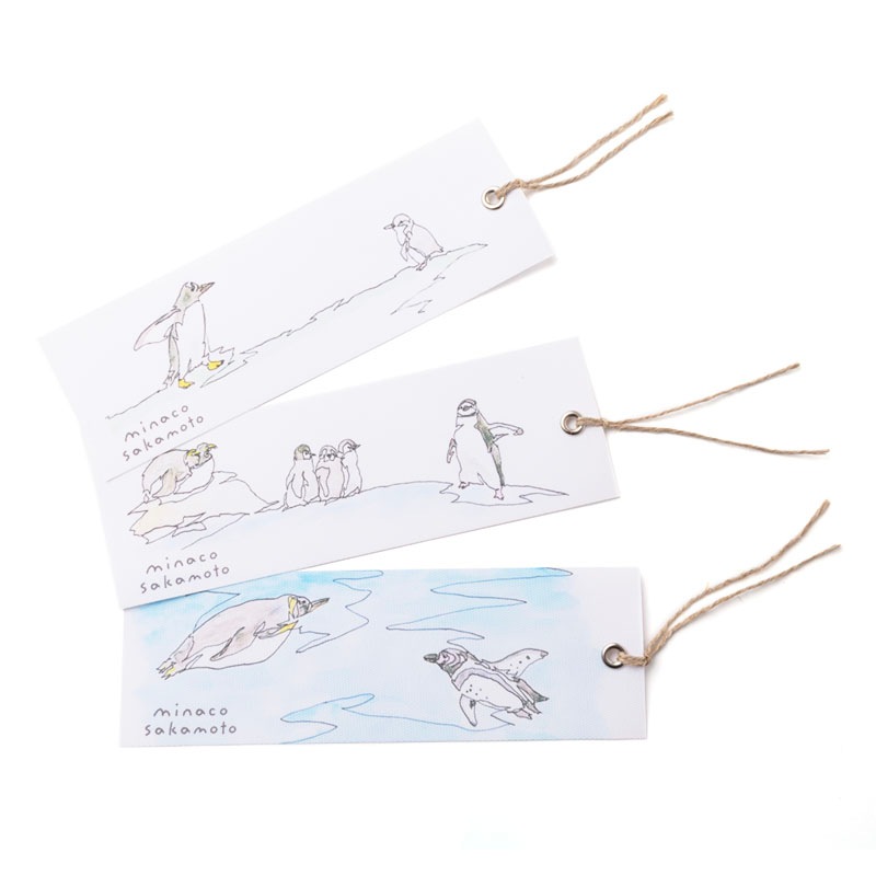 minaco sakamoto 布しおり(ペンギン)2