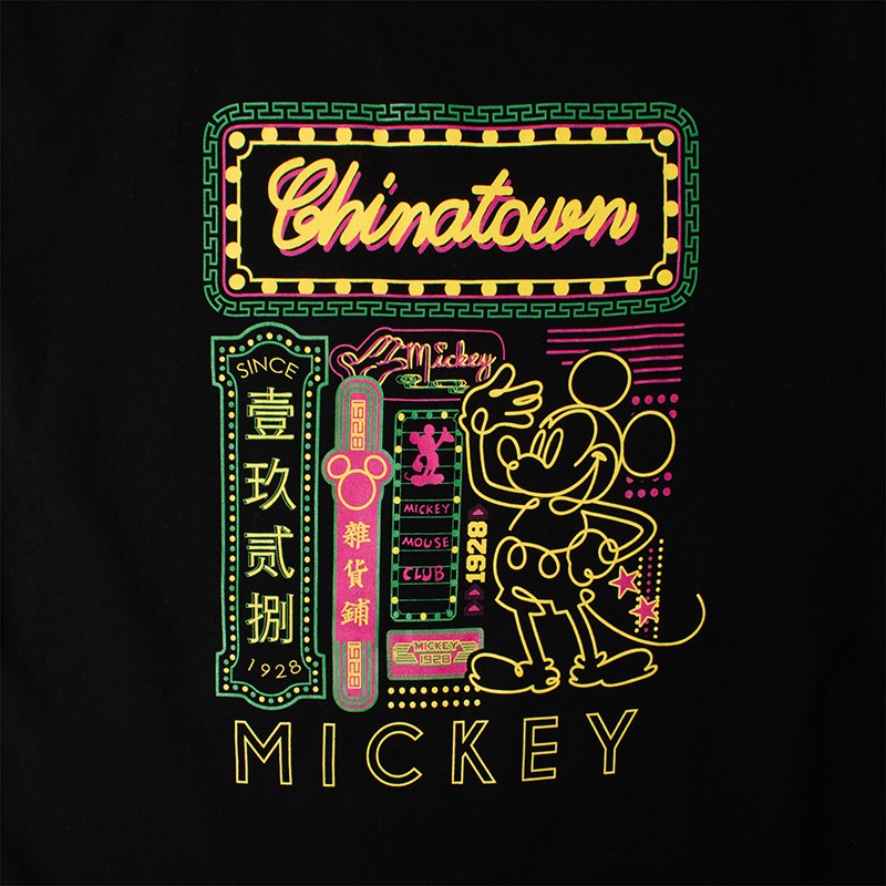 チャイナタウンDisney TシャツS(ネオンミッキー) | ライセンシー