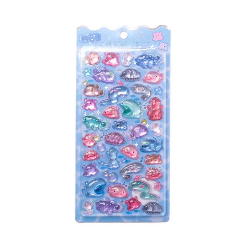 ボンボンドロップシール(深海魚)