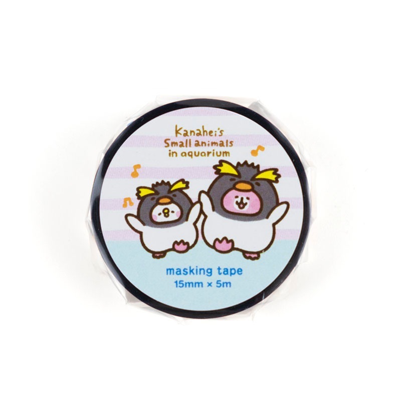 ピスケ&うさぎ 透明マスキングテープ (カワウソ)