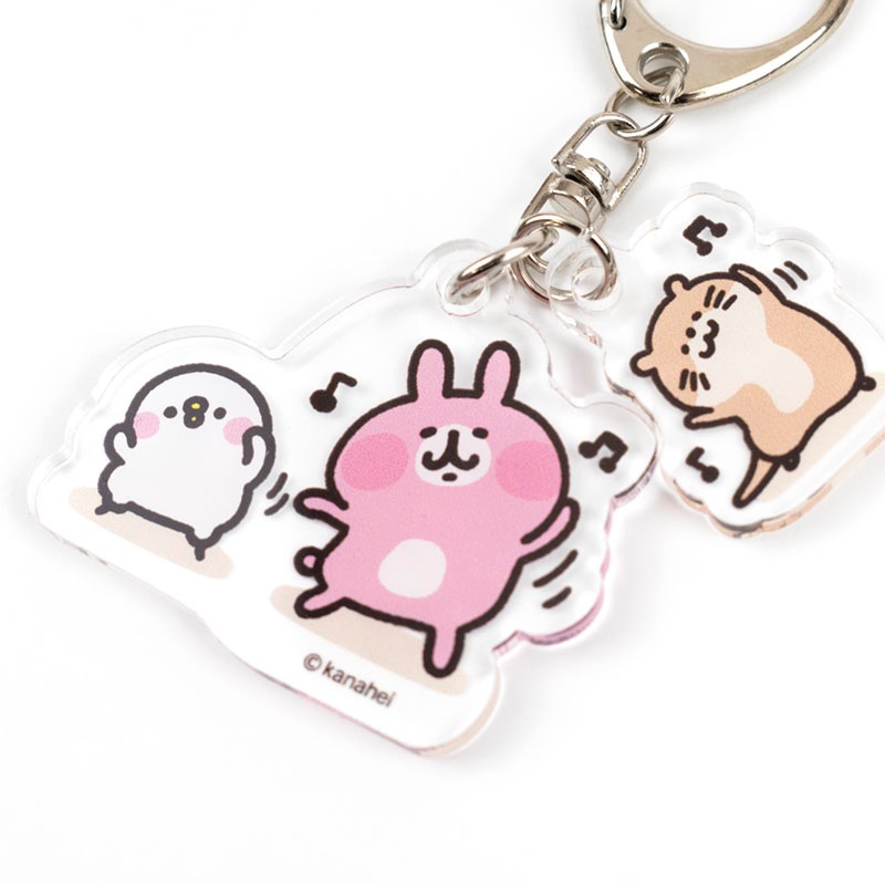 ピスケ&うさぎ アクリルキーホルダー (カワウソ)