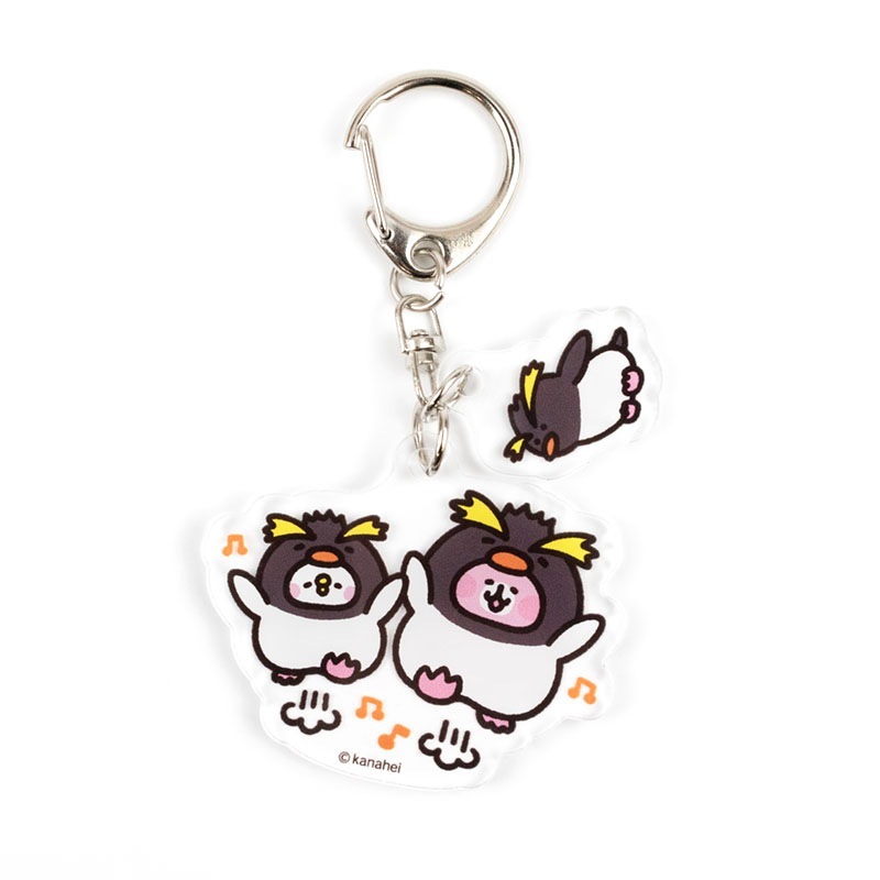 ピスケ&うさぎ アクリルキーホルダー (ペンギン)