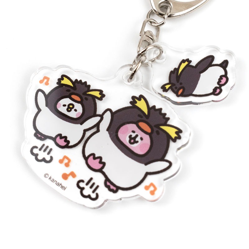 ピスケ&うさぎ アクリルキーホルダー (ペンギン)