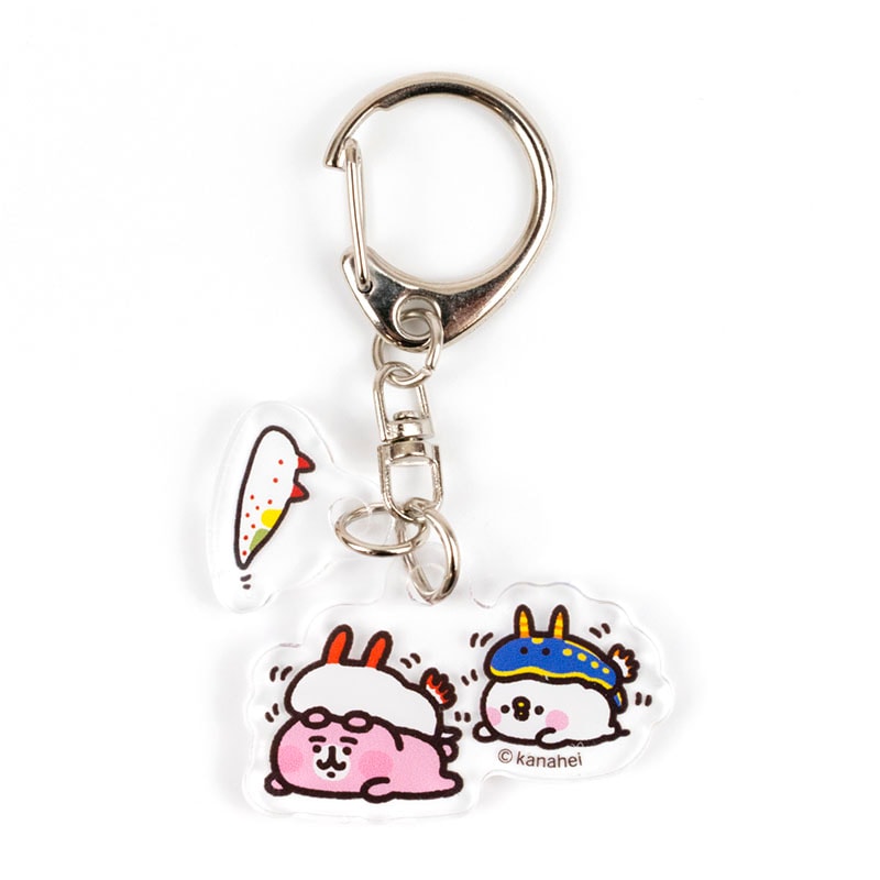 ピスケ&うさぎ アクリルキーホルダー (ウミウシ)