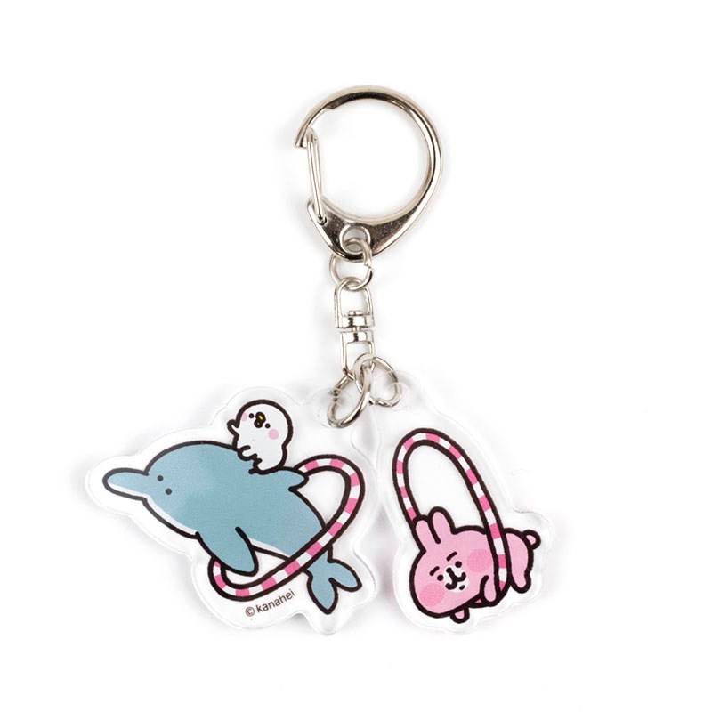 ピスケ&うさぎ アクリルキーホルダー (イルカ)