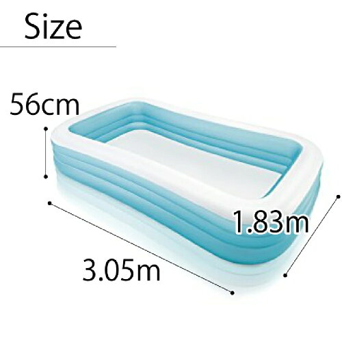 INTEX(����ƥå���) �����ॻ�󥿡��ե��ߥ꡼�ס��롡305��183��56cm #58484