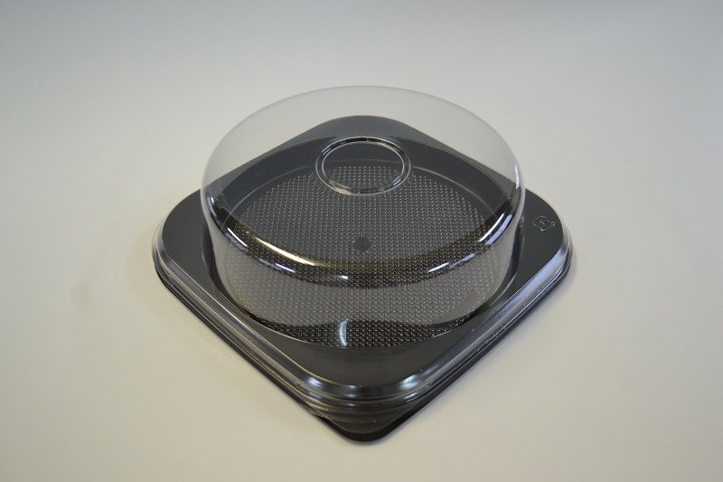 ケーキBOX No.4 黒 フタ付き （5号用） （1セット50枚入り） ジャンルで探す,食品容器,ケーキ用 パケドゥソレイユ公式HP