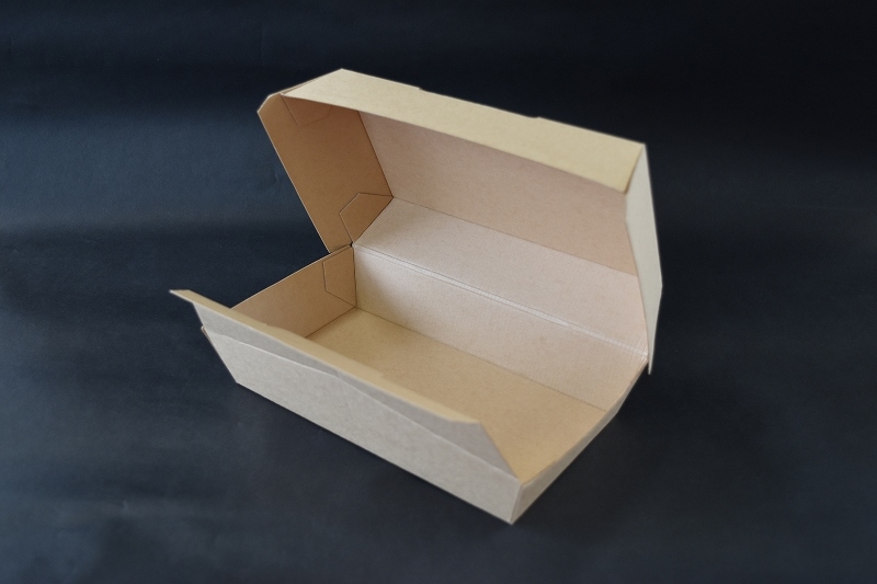 食品容器 300セット ネオクラフト ランチボックス ネオクラフト ランチBOX - 包装資材・食品容器のパックウェブ.ビズ