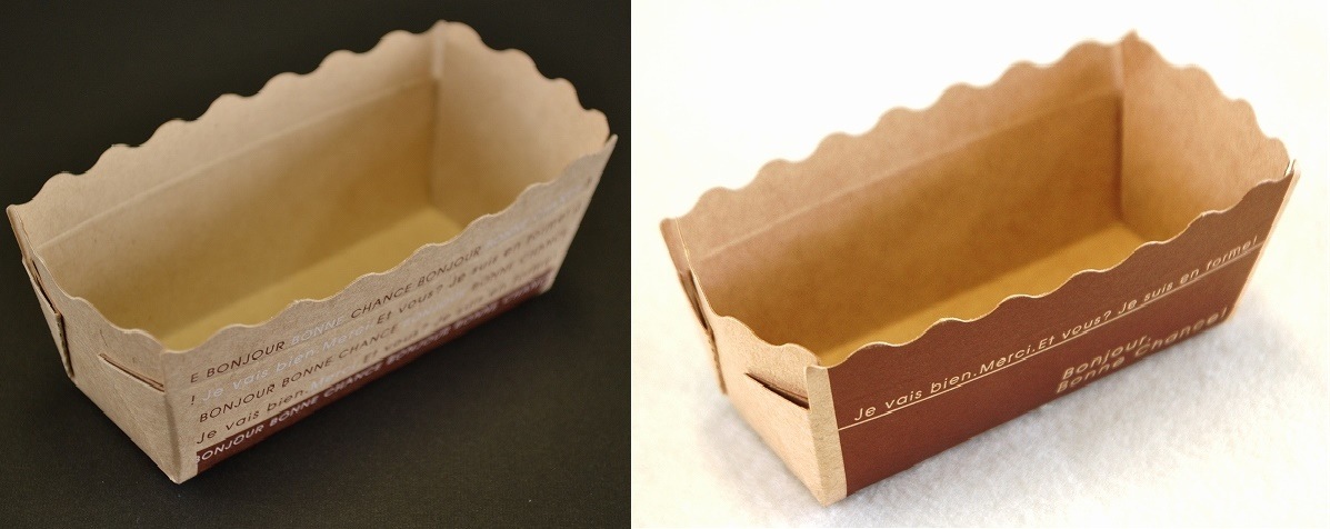 ミニパウンドトレー　パウンド小麦　BT64　3800302　2000枚入　ケース販売　大型商品　取り寄せ品　天満紙器 天満紙器 ケーキトレー BT64 ミニパウンドトレー(パウンド小麦