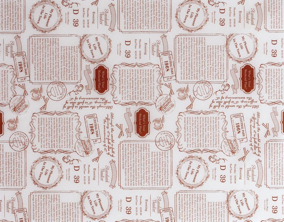 ワックスペーパー ロゴ（1セット50枚） | すべての商品 | パケドゥ