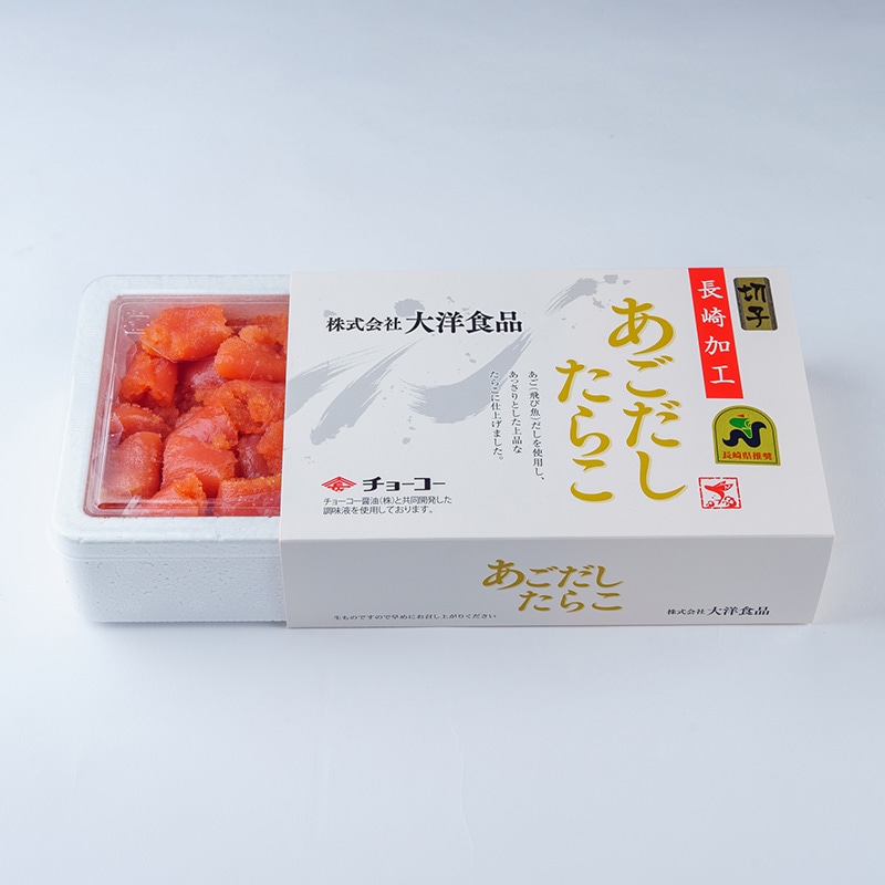 あごだしたらこ 切子 500g化粧箱入り｜明太子と味付け海苔 ときどきたらこ
