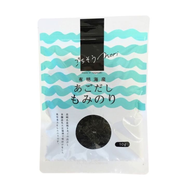 ごちそうNORI あごだしもみのり 10g｜明太子と味付け海苔 ときどきたらこ