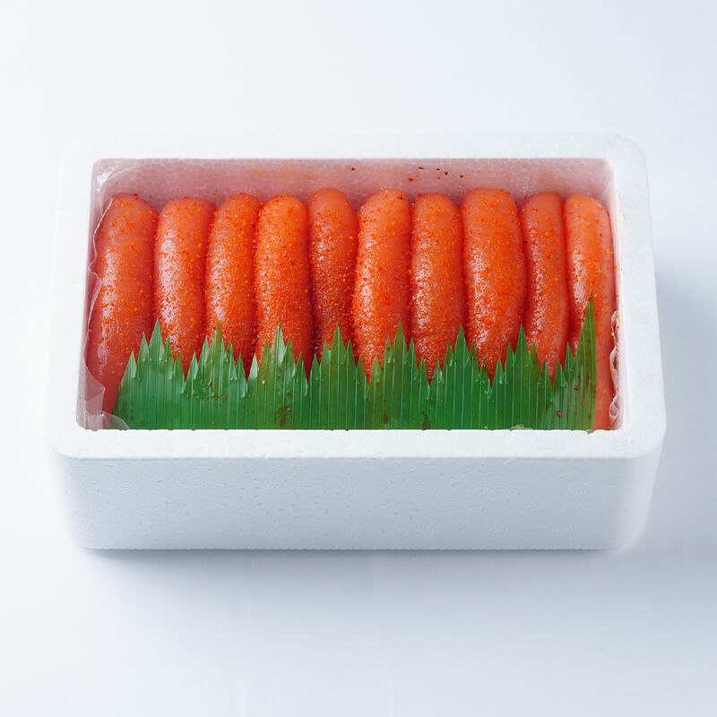 あごだし明太子 1本物　500g化粧箱入り