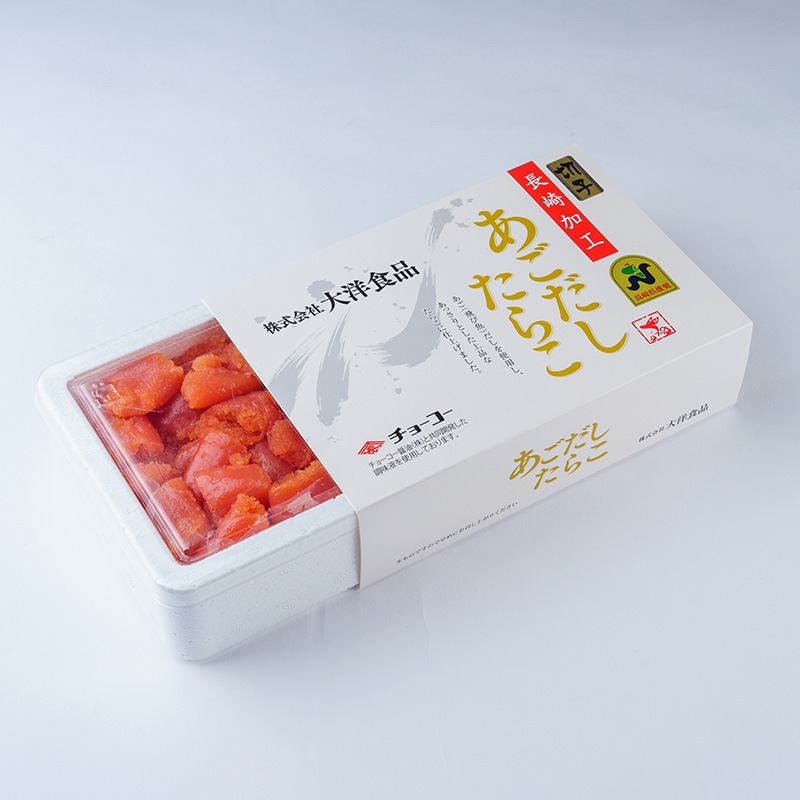 あごだしたらこ 切子 500g化粧箱入り